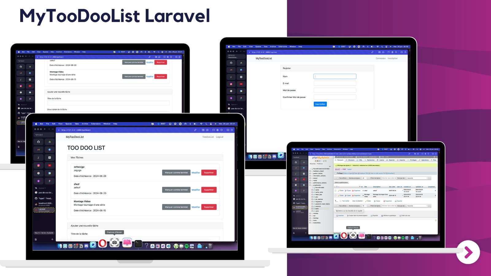 MyTooDooList Laravel